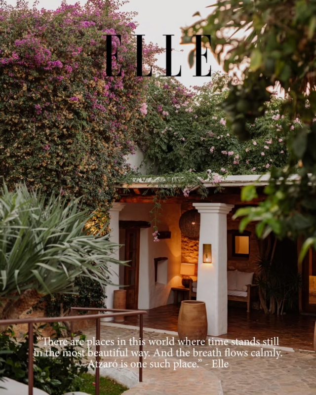 Thank you @ellegermany for including Atzaró Agroturismo Hotel in your article

"There are places in this world where time stands still in the most beautiful way. And the breath flows calmly. Atzaró is one such place. The lush green landscape of the island wraps the estate in an almost therapeutic tranquillity, gently accompanied only by the chirping of songbirds and the meditative sounds of chanting during Sunday Flow Yoga. Every movement becomes an act of mindfulness. A paradise for all who love sun salutations and mudras, who can't do without Hatha and Chakra Yoga, or have always wanted to try it. And for those who want to let the silence linger, there is time and space to do so in their beautiful suite." - Elle

Atzaró Group PR, Press, Media Enquiries 
pr@atzaro.com

Reservations 
• +34 971 33 88 38
• agroturismo@atzaro.com 
• atzaro.com
• explore link in bio

#atzaro #atzarohotel #atzaroibiza #atzarogroup

#press #elle #ellegermany #naturalluxury #authenticibiza #ibizahotel #ibizaresort #ibizaspa #ibizaluxuryhotel #sustainablehotel #luxuryibiza #ibizatravel #ibizabucketlist #ibiza #ibiza2025