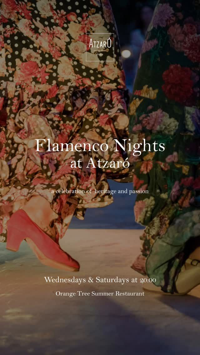 Flamenco Nights at @atzaro_hotel

Every summer Wednesday & Saturday at 20:00

a celebration of heritage and passion 

Feel your senses stir at the Orange Tree Summer Restaurant with the perfect traditional musical accompaniment

Flamenco is a fiery expression of soul through rhythm, voice, and movement. It is a celebration of passion, life, and cultural heritage

Enjoy dinner, music, drinks, sensational surroundings, and the island's authentic spirit, at its heart, on the Atzaró Agroturismo Hotel estate

• Live Flamenco 
• Dinner with Evening menu 
• Drinks and Cocktails

Reservations 
• +34 971 33 88 38
• restaurant@atzaro.com 
• atzaro.com/ibiza-restaurants 
• 'book a table' option in bio link

#atzarohotel #atzaroibiza #atzaro #atzarogroup

#flamenco #ibizadinner #farmfresh #farmtofork #organicdining #mediterraneancuisine #consciouscuisine 
#ibizarestaurants #ibizaresort #ibizaluxuryhotel #ibizabucketlist #ibiza #ibiza2025